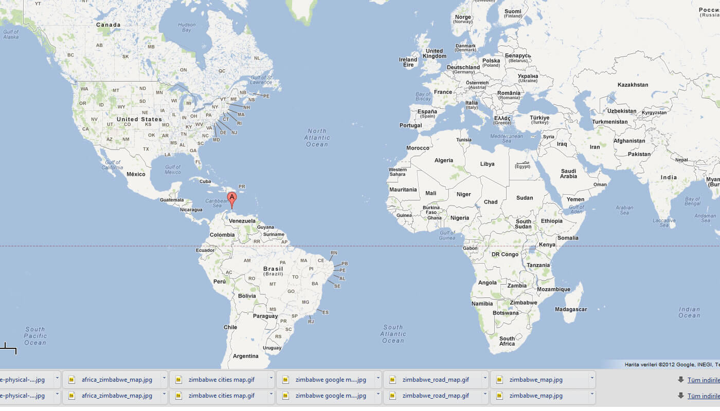 map of Netherlands Antilles world